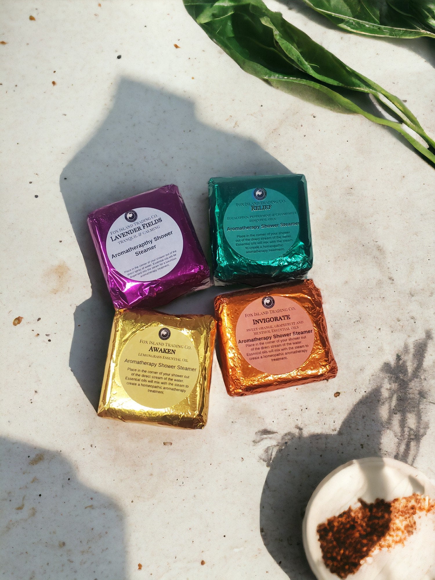 Shower Steamers | Fox Island Trading CO.