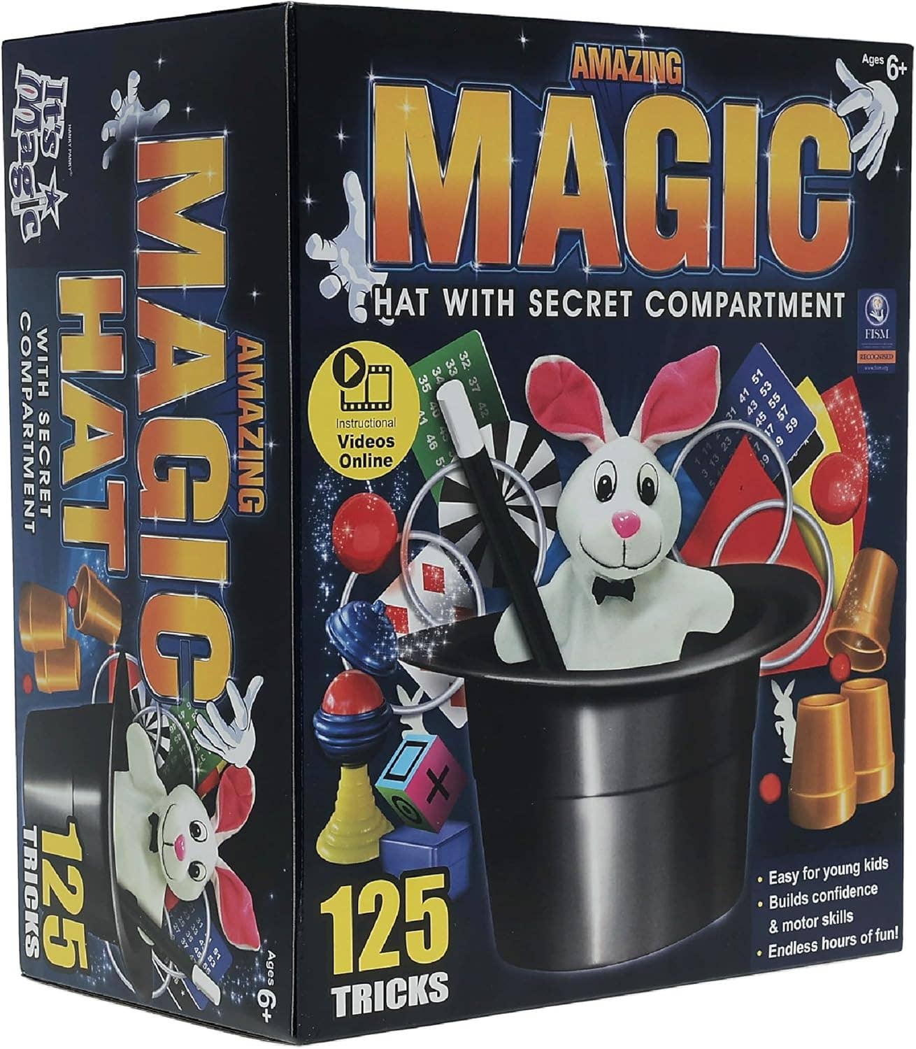 Magic Kit With Rabbit It's Magic: Bunny out of the Hat 125 Tricks Magic Set | Fox Island ...